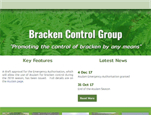 Tablet Screenshot of brackencontrol.co.uk